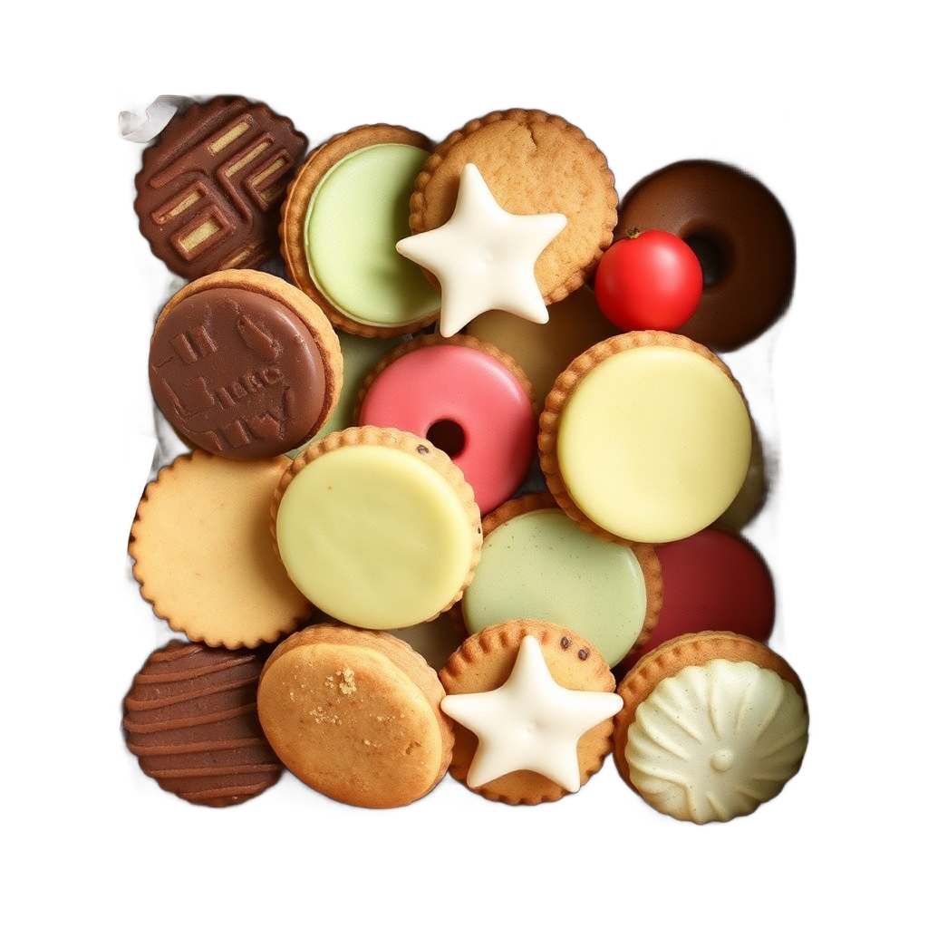 Box of assorted cookies