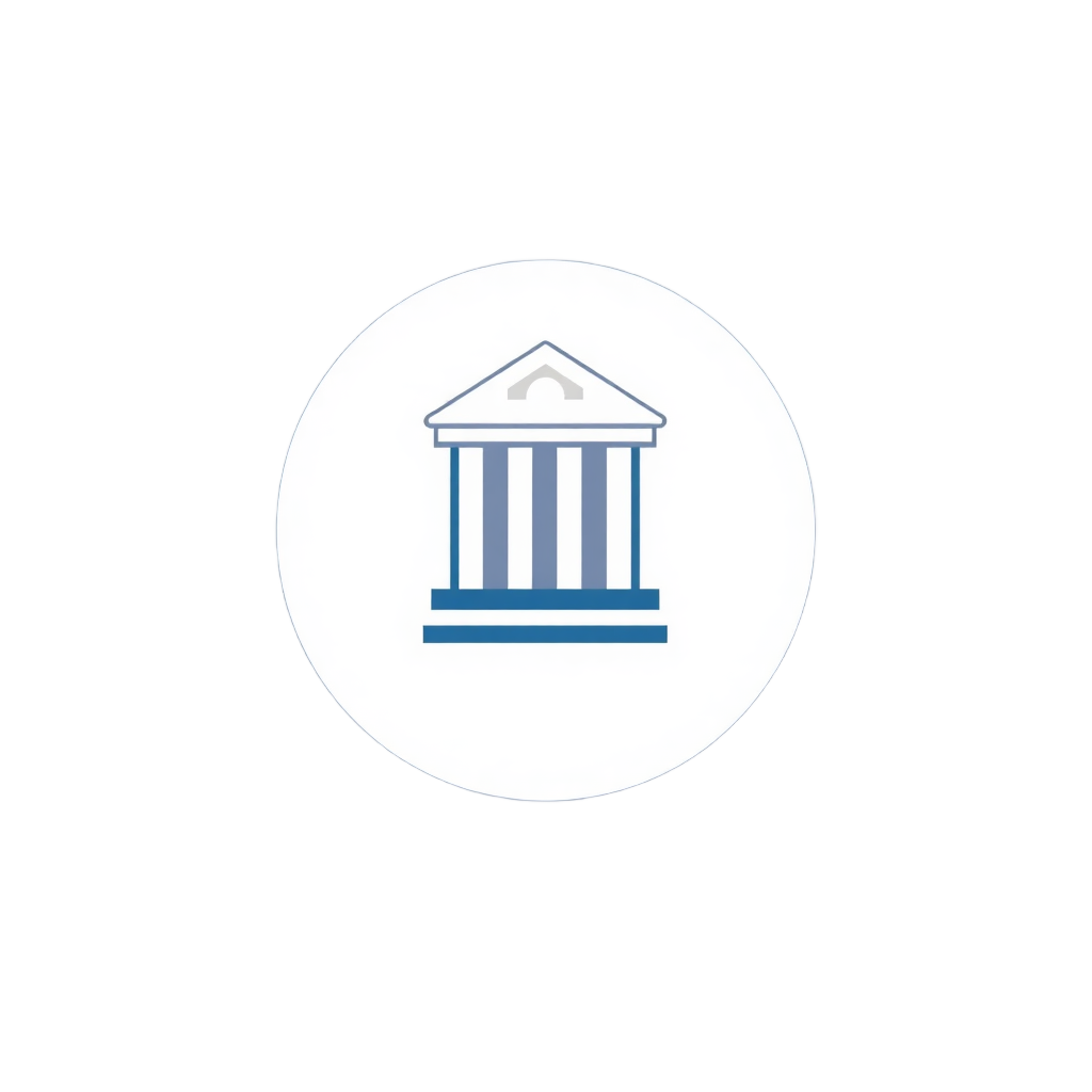 financial services company logo without background, professional banking logo