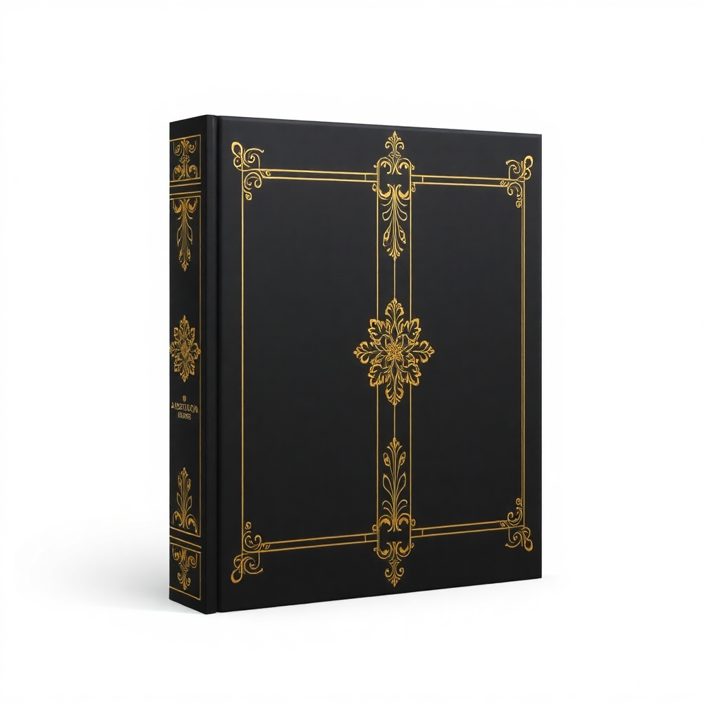 Antología Literaria Anual - Libro elegante con detalles dorados - Publicación en Amazon