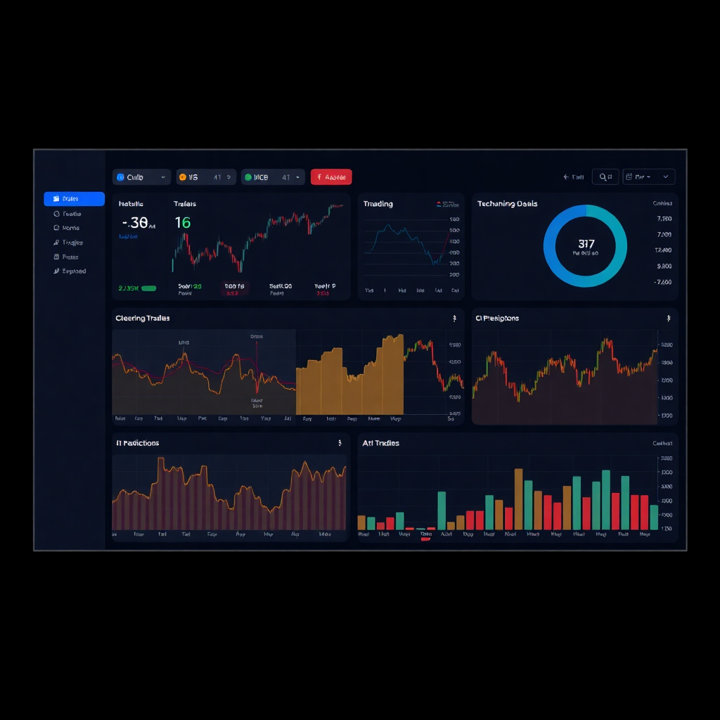 financial fintech dashboard