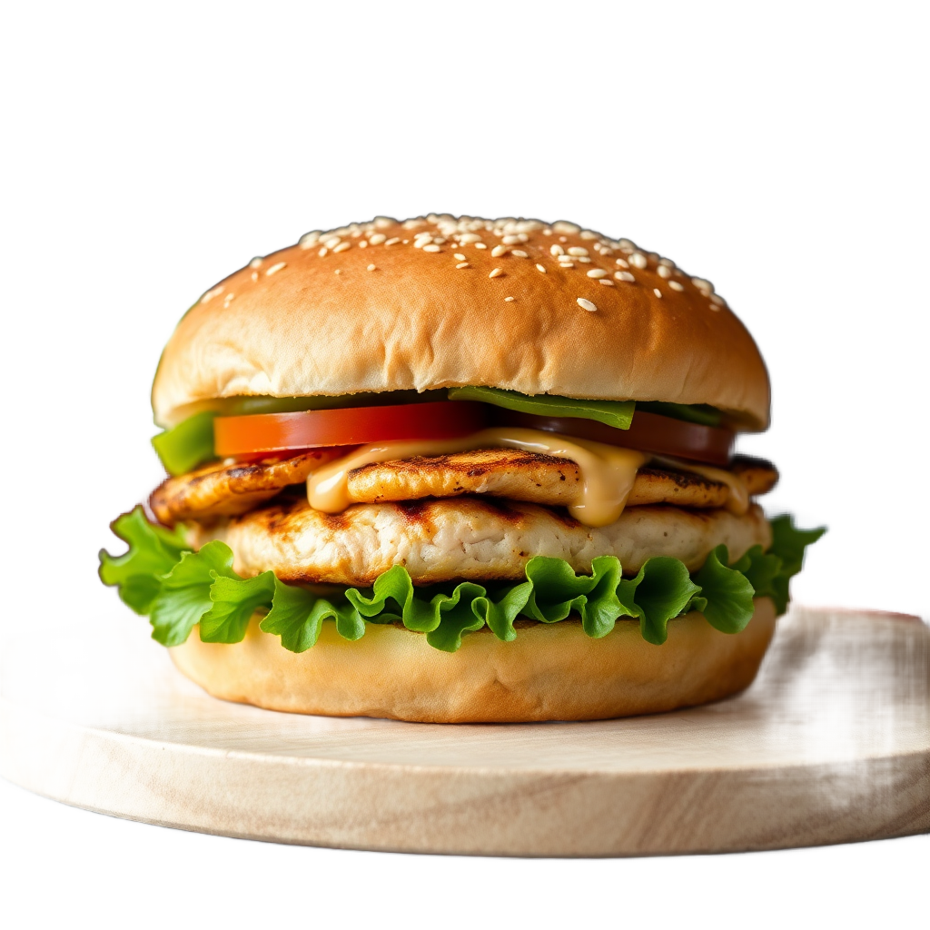 grilled chicken burger