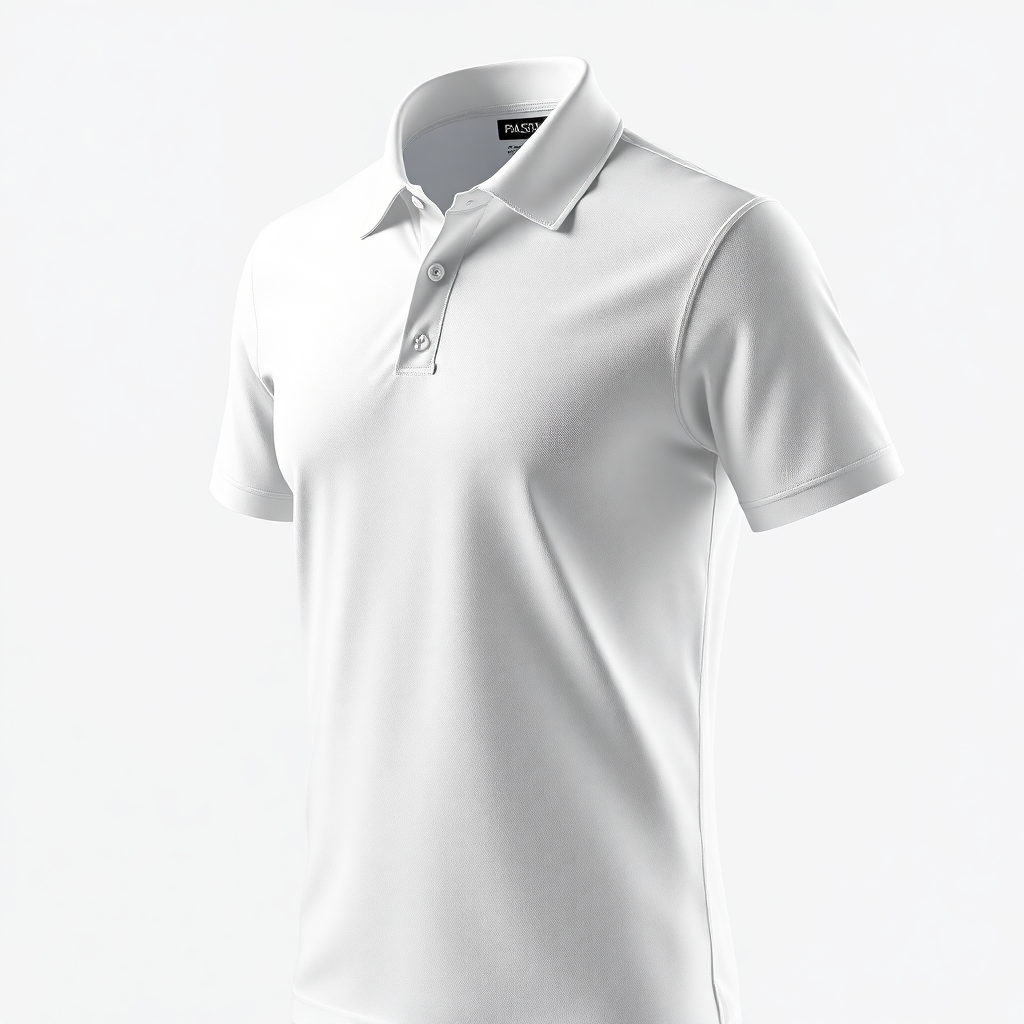 Classic Piqué Polo — White