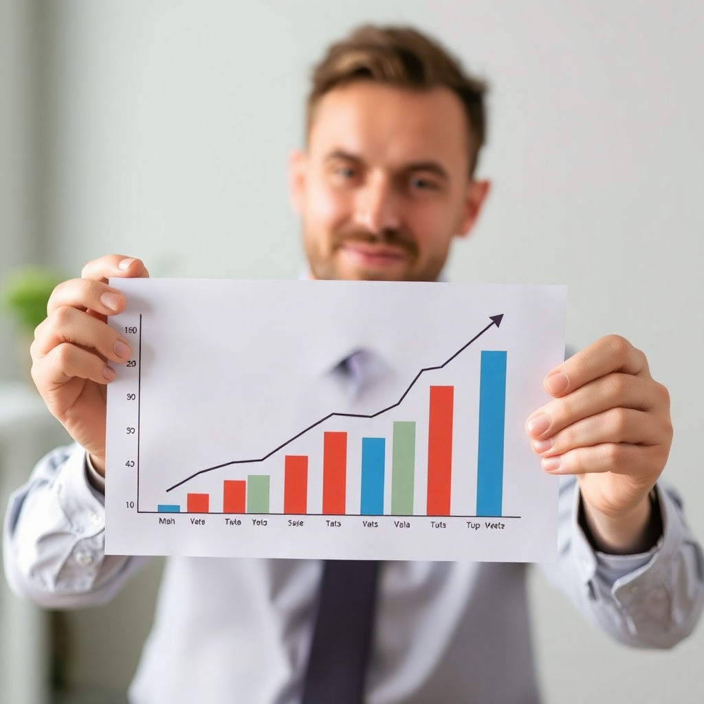 financial advisor showing investment growth charts, fixed deposit planning, secure investment consultation