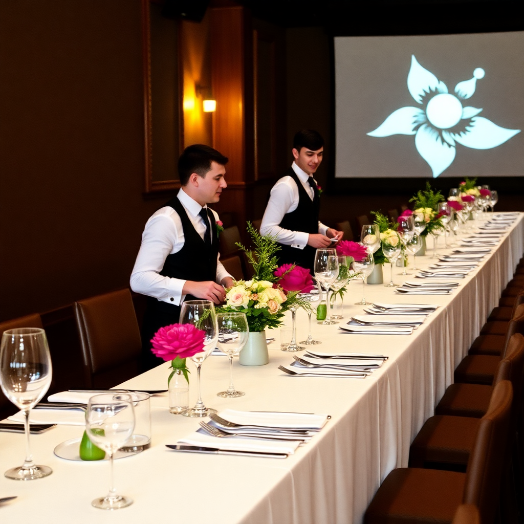 wedding catering presentation fine dining