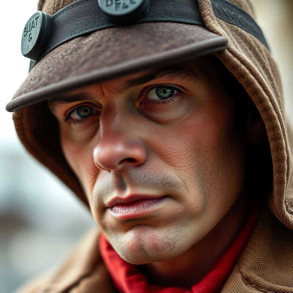 close up of detective