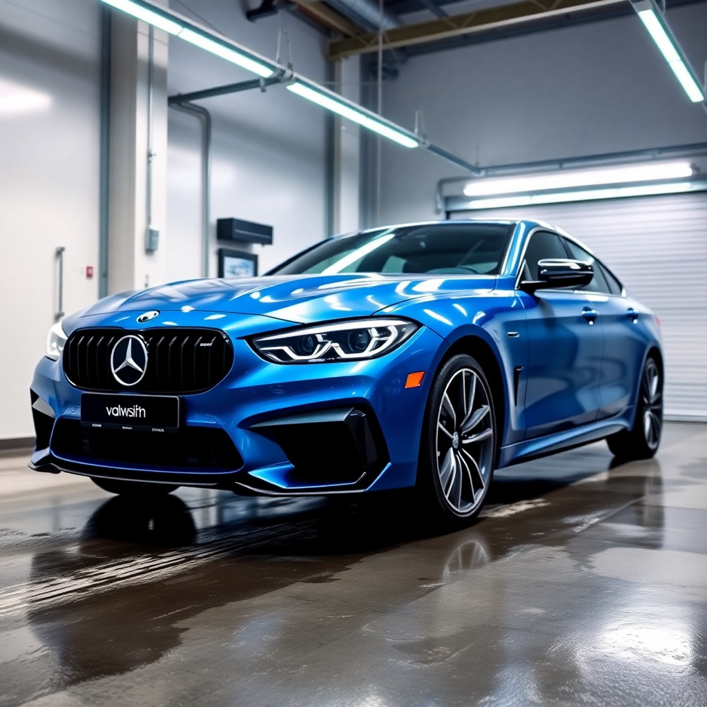 premium car wash service in modern facility