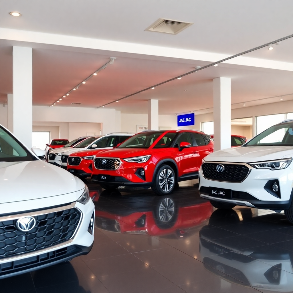modern car dealership interior