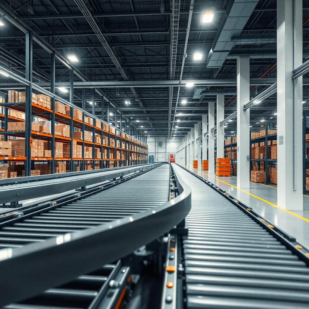 Entrepôt automatisé moderne