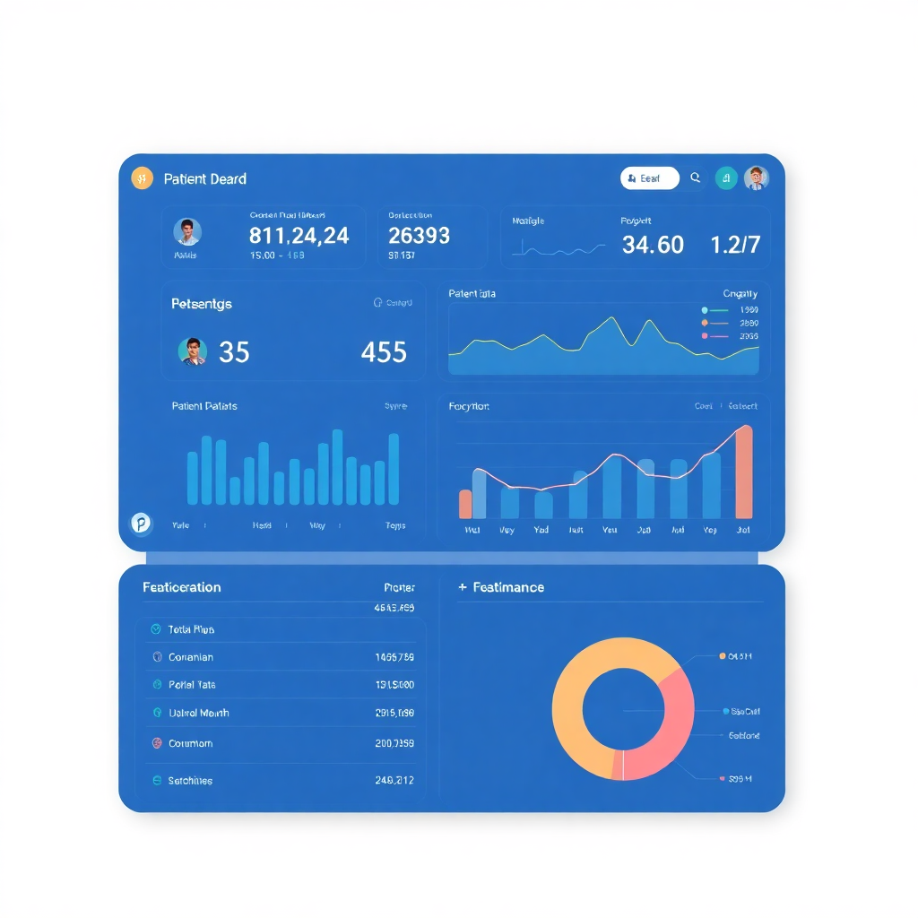 medical dashboard interface