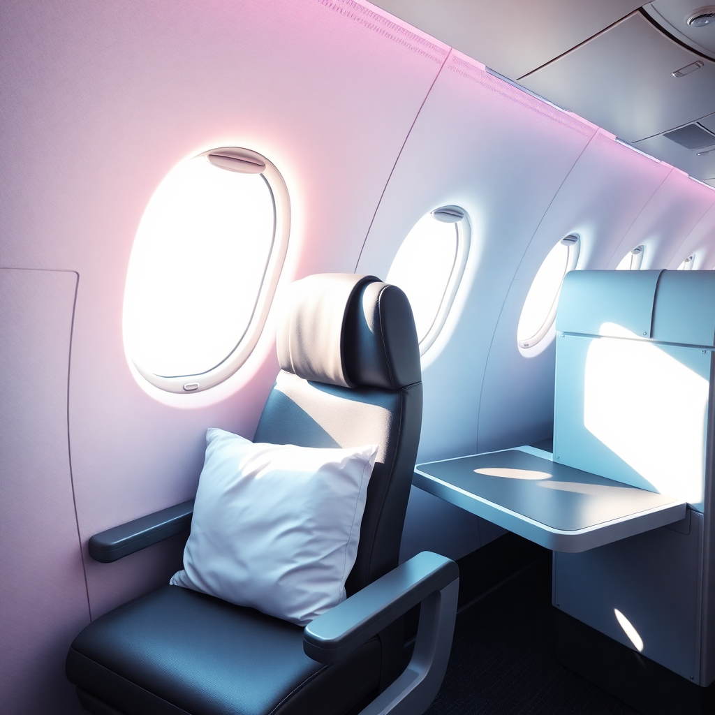 first class airplane seat