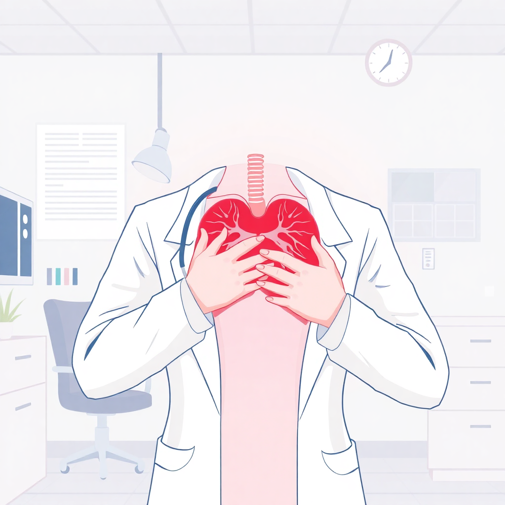Concepto médico de dolor en el pecho