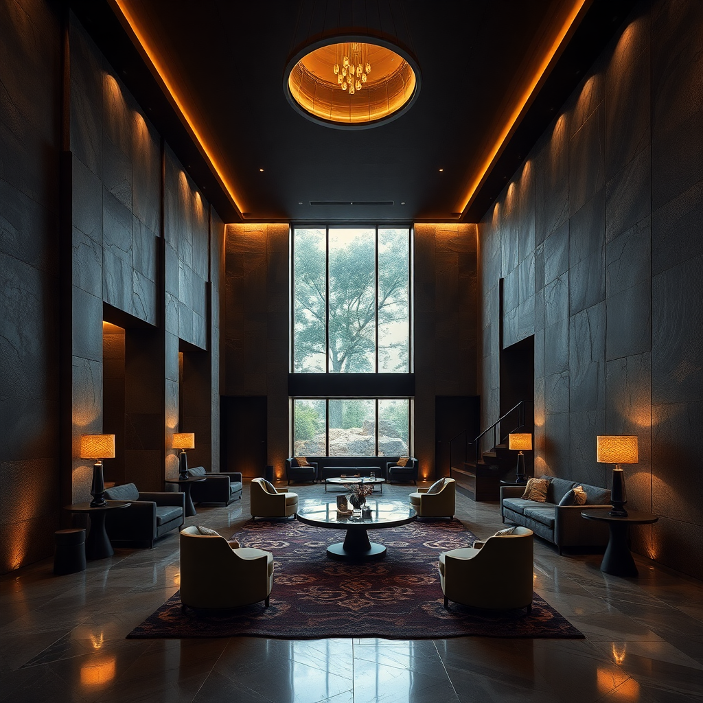 Luxury hotel interior