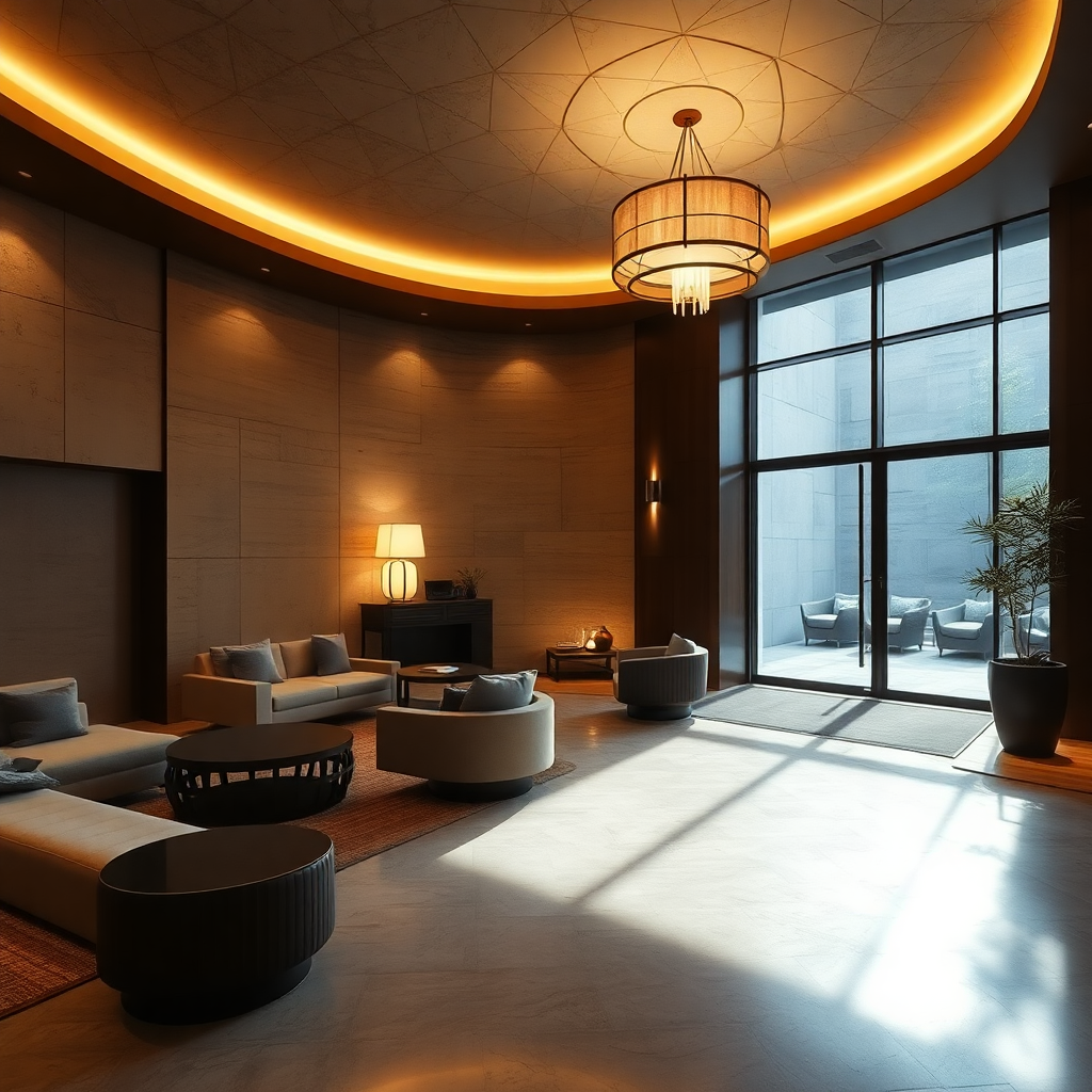Luxury hotel interior