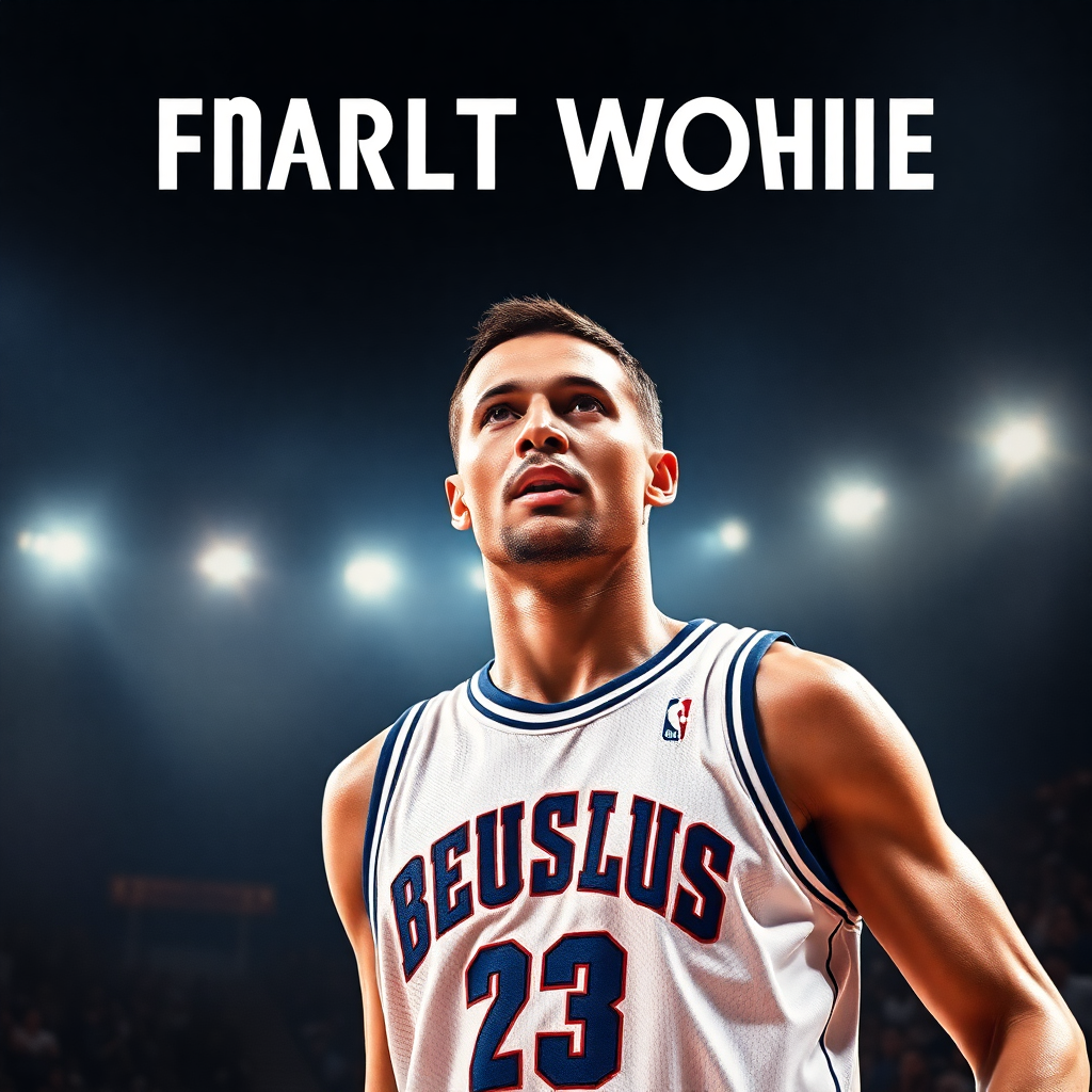 sports documentary movie poster, basketball player