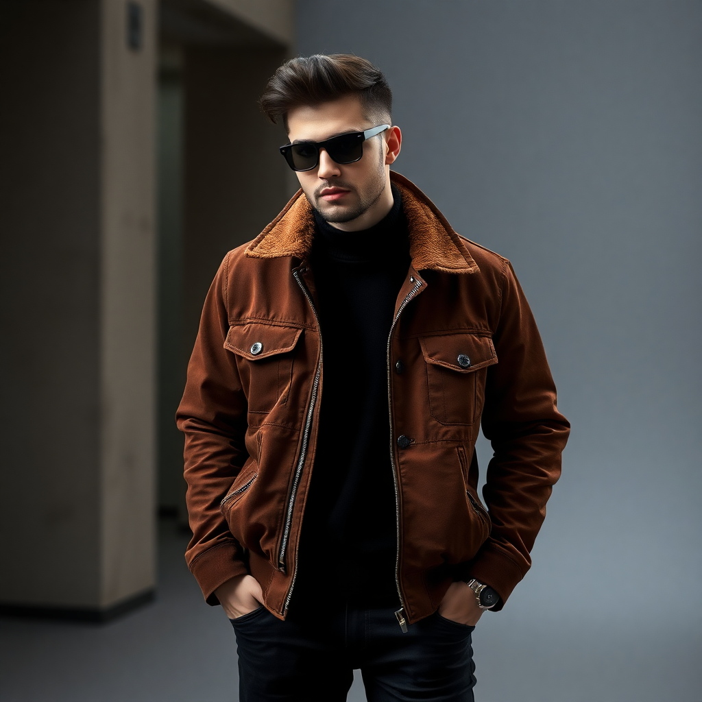 Editorial fashion portrait