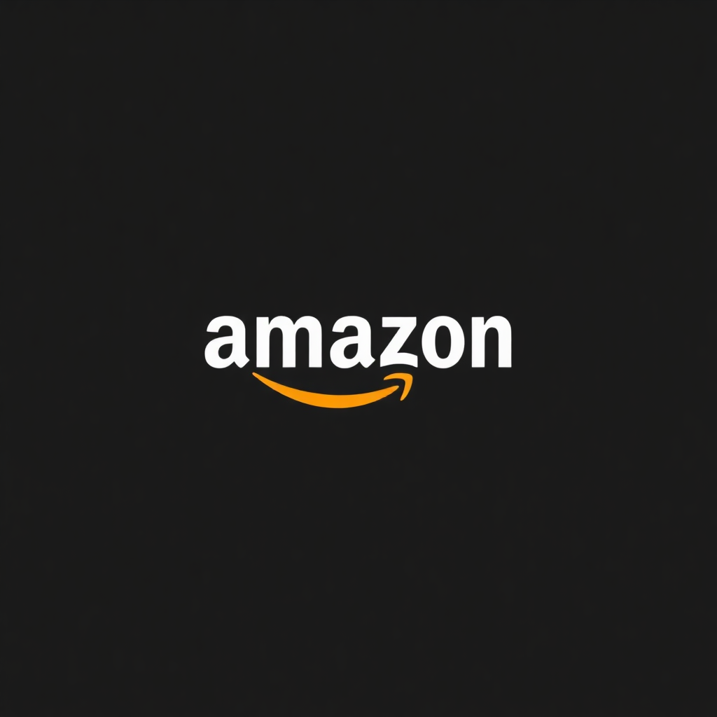 Amazon logo simple black