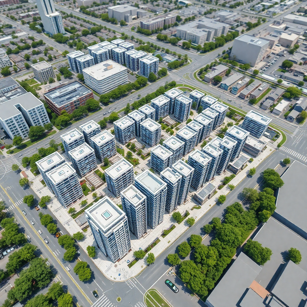 urban infill development site