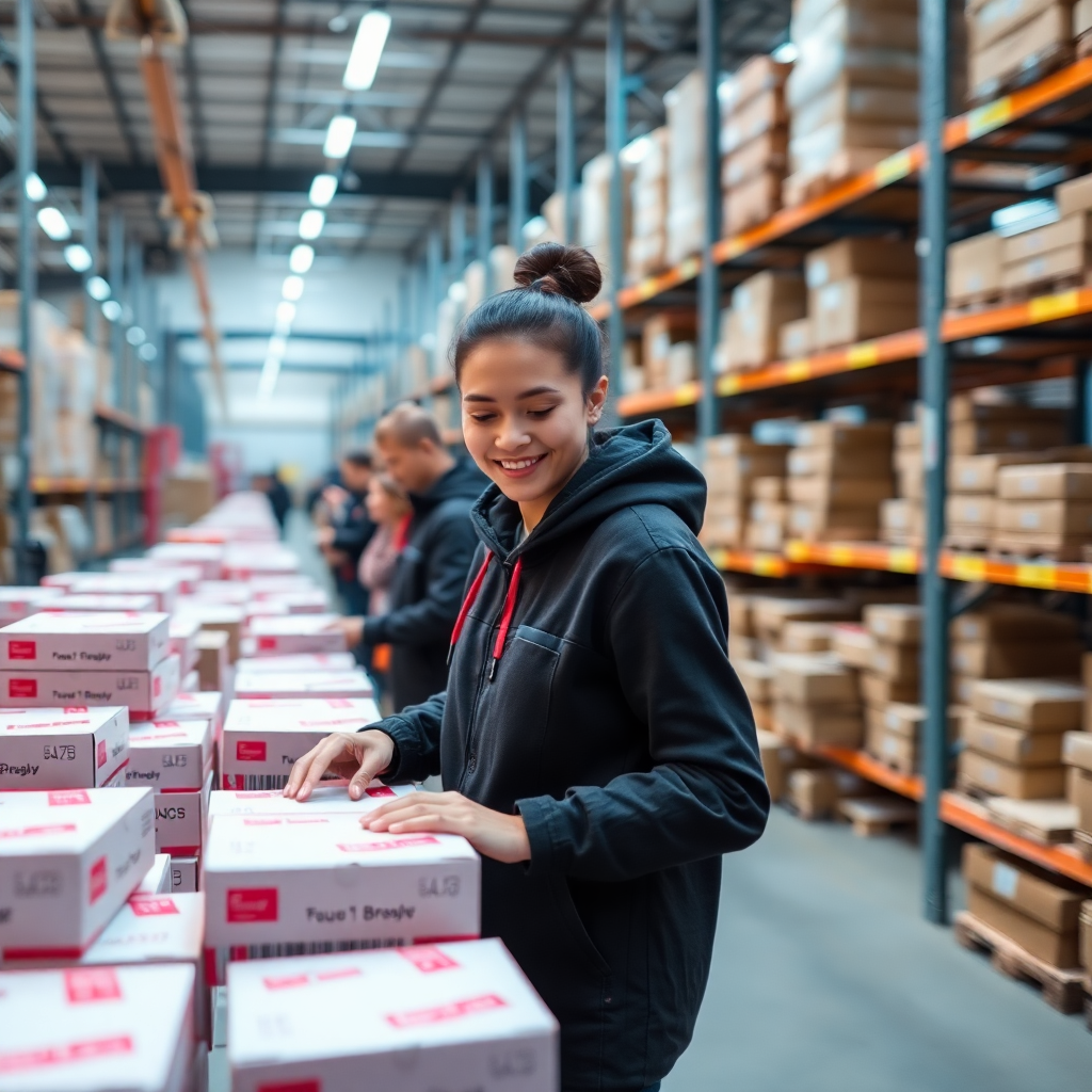 Viral orders fulfilled in a modern warehouse