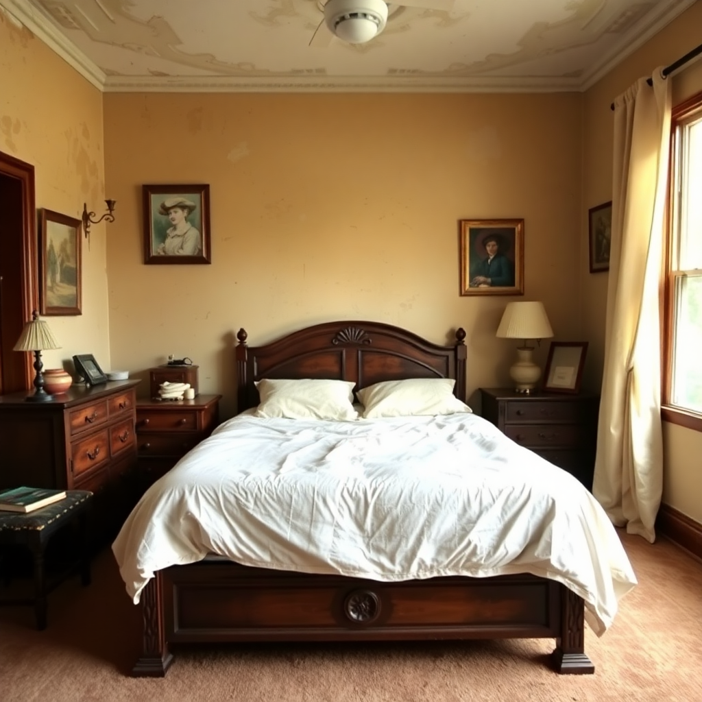 Chambre avant rénovation