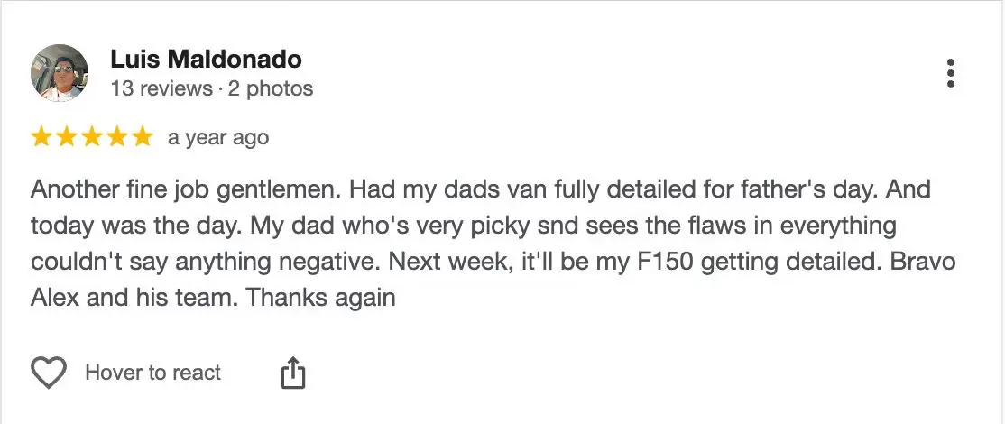 Customer Review