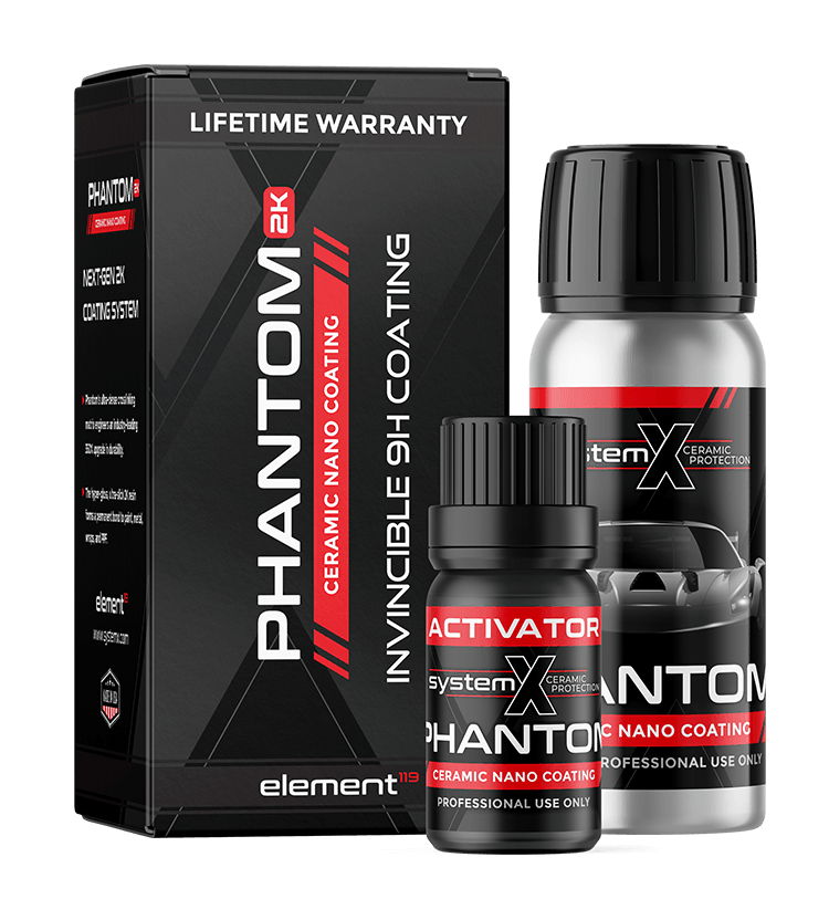 System X Phantom 2K ceramic nano coating kit used by Texas Automotive Care Solutions in Boerne, TX