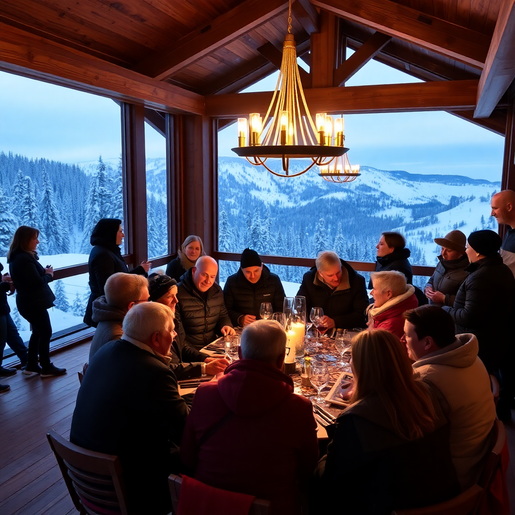 exclusive VIP ski event