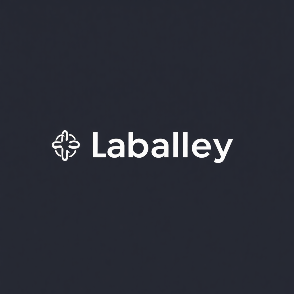 Laballey brand logo, modern company branding, business logo design