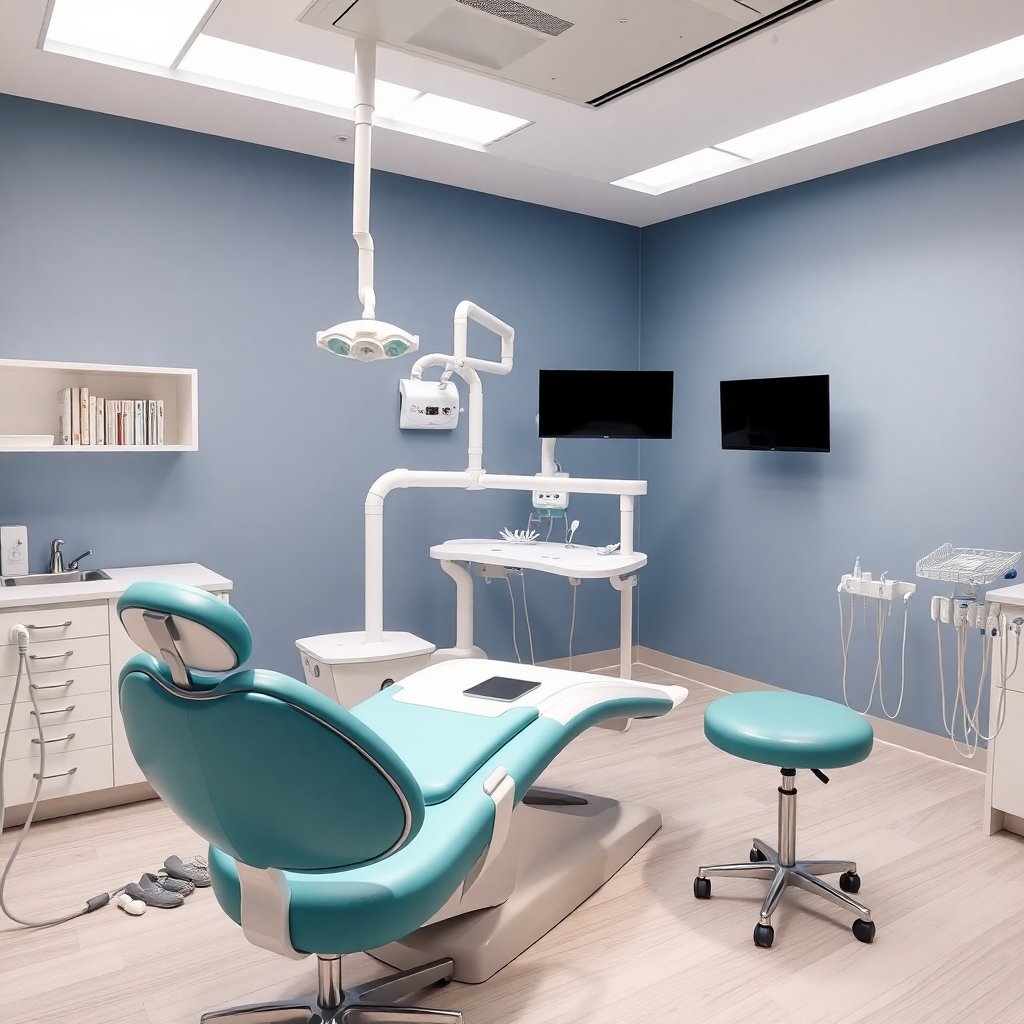 modern clean medical clinic reception area, bright interior, professional photography