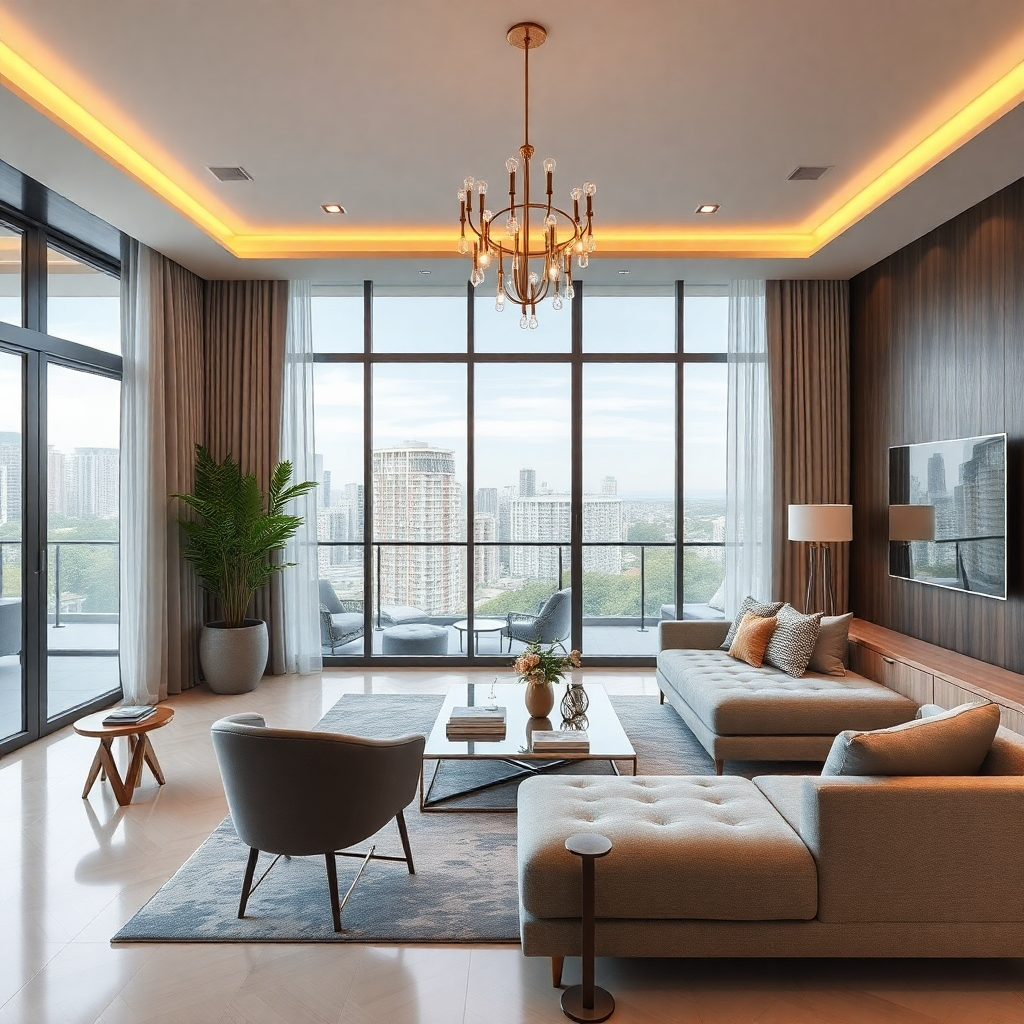 luxury apartment living room modern
