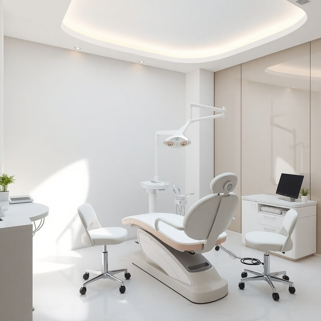 Salle de soin d'une clinique esthétique moderne