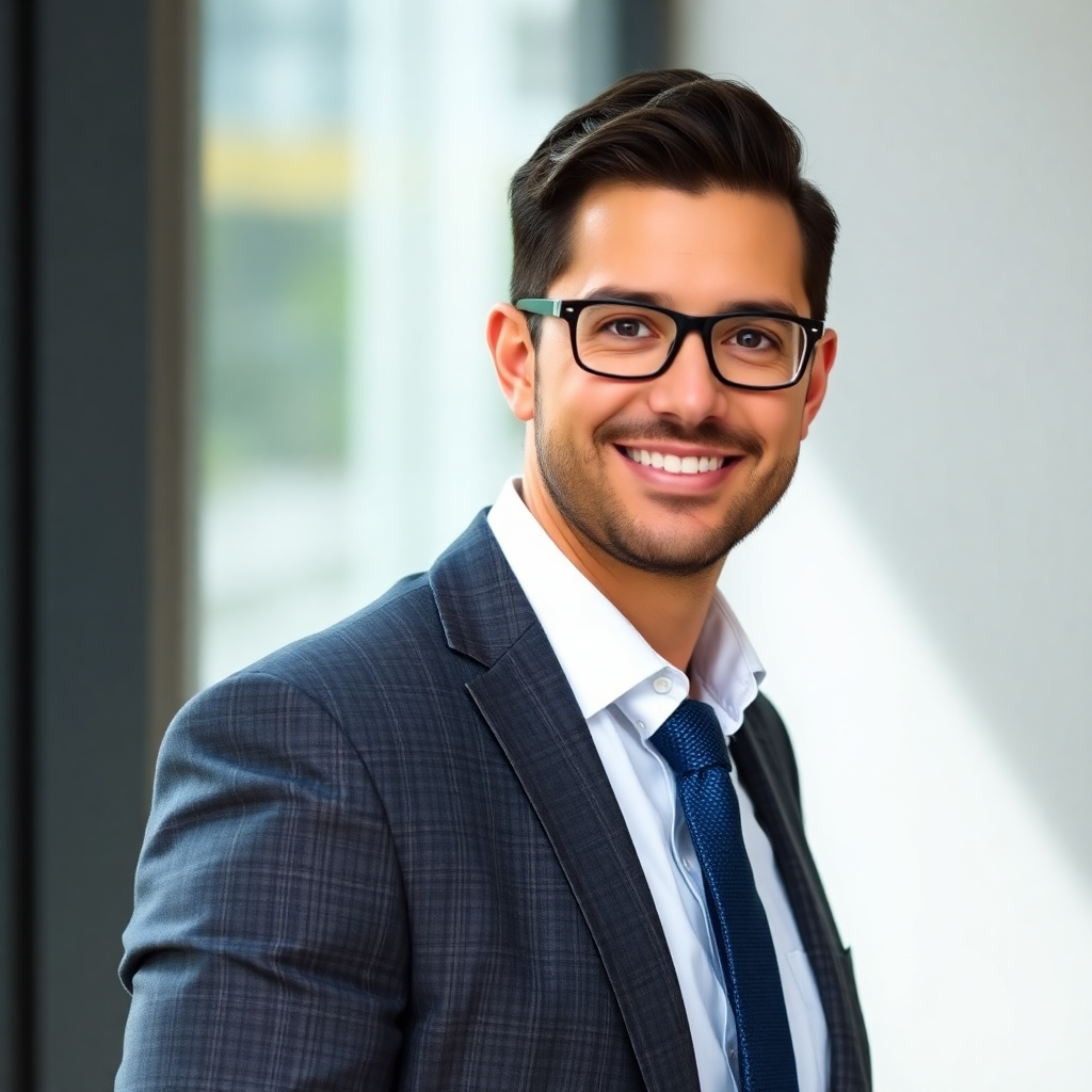 professional business executive portrait, confident CEO