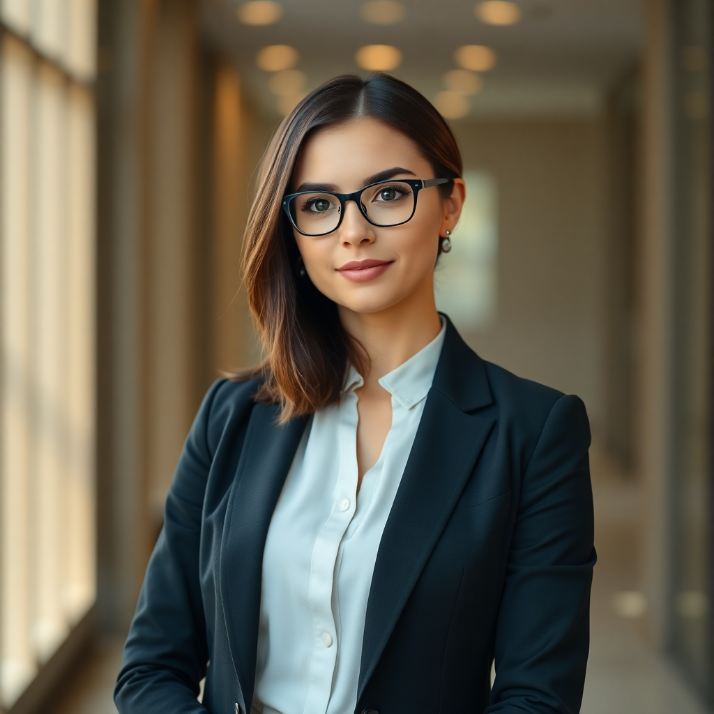 professional businesswoman portrait minimal