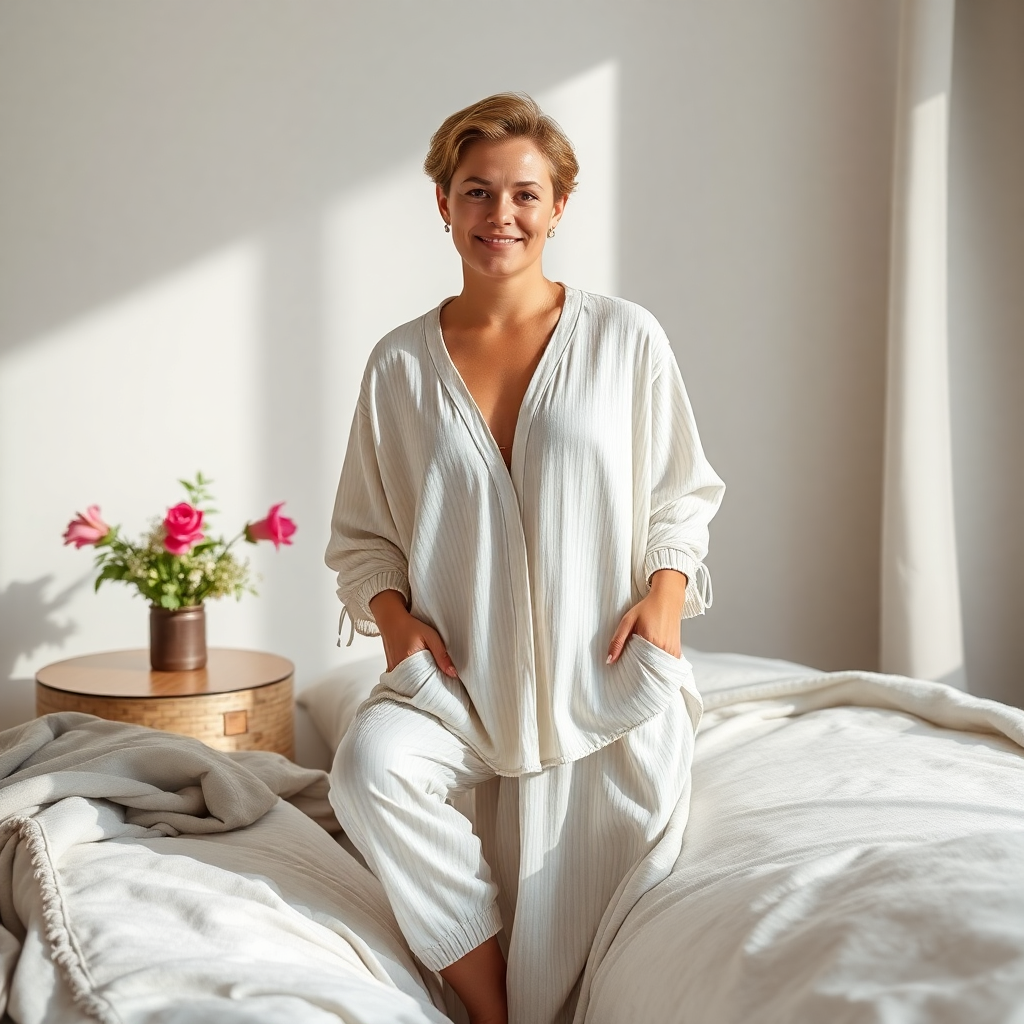 luxury loungewear, comfortable elegant homewear, premium casual intimate apparel