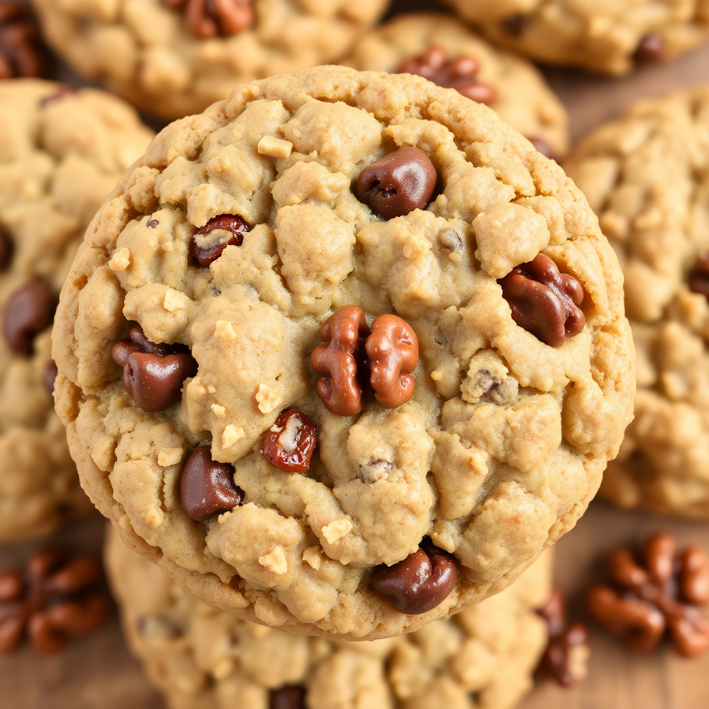 oatmeal raisin walnut cookie