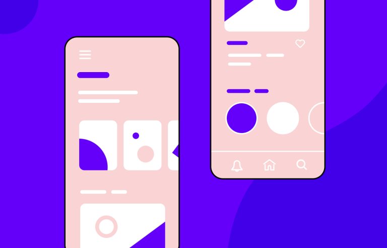 Mockup templates for blockchain app design