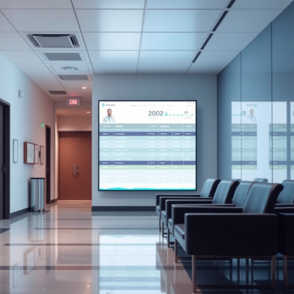 Hospital digital signage