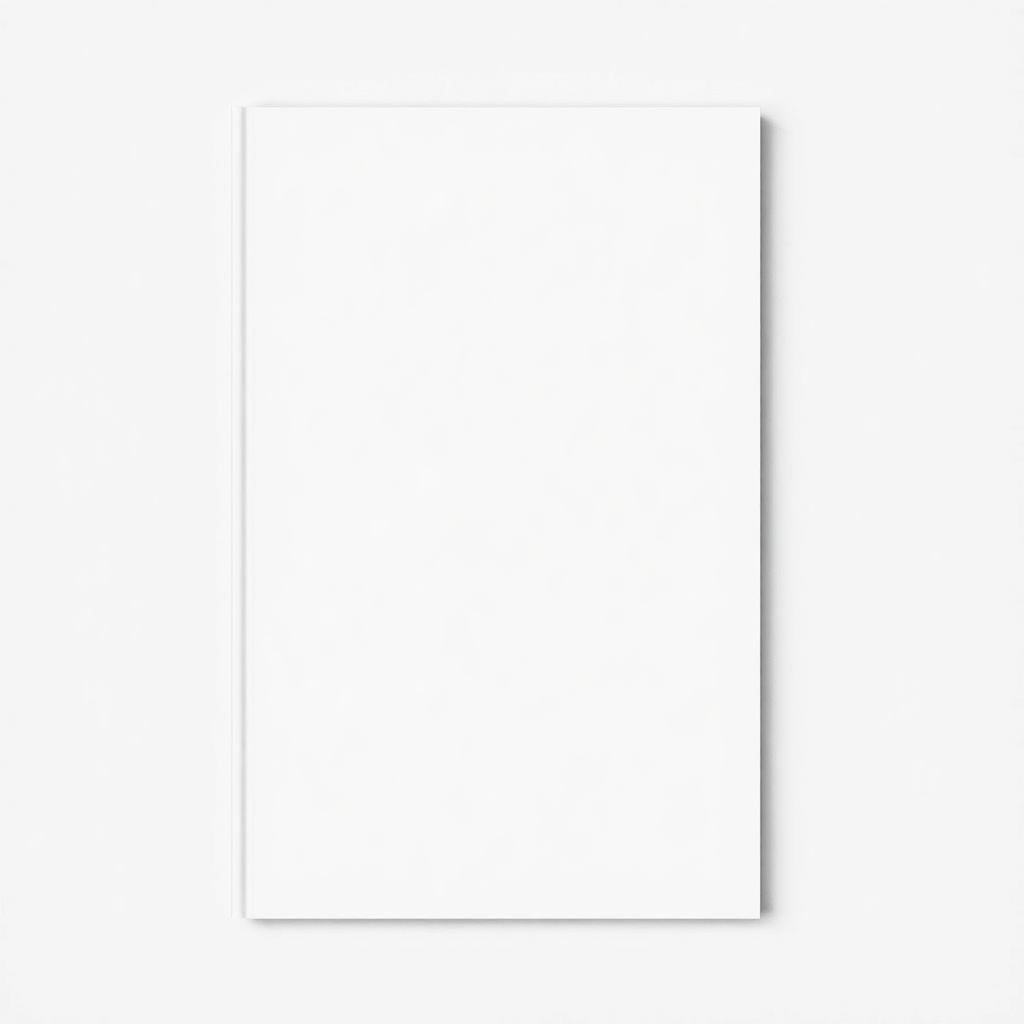 A clean, abstract thumbnail representing a print layout for a catalog cover, minimalist design, light grey background