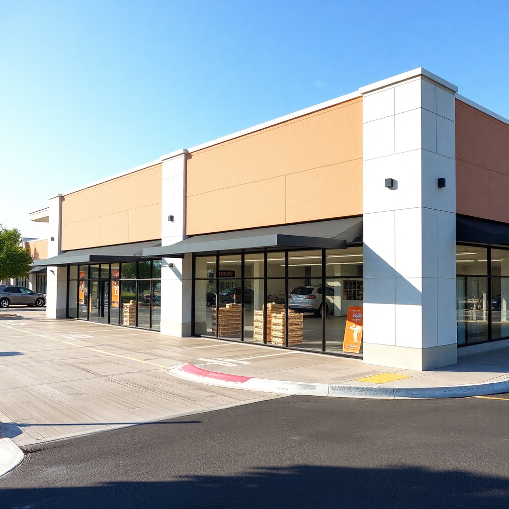 retail store construction, commercial retail space, shopping center construction