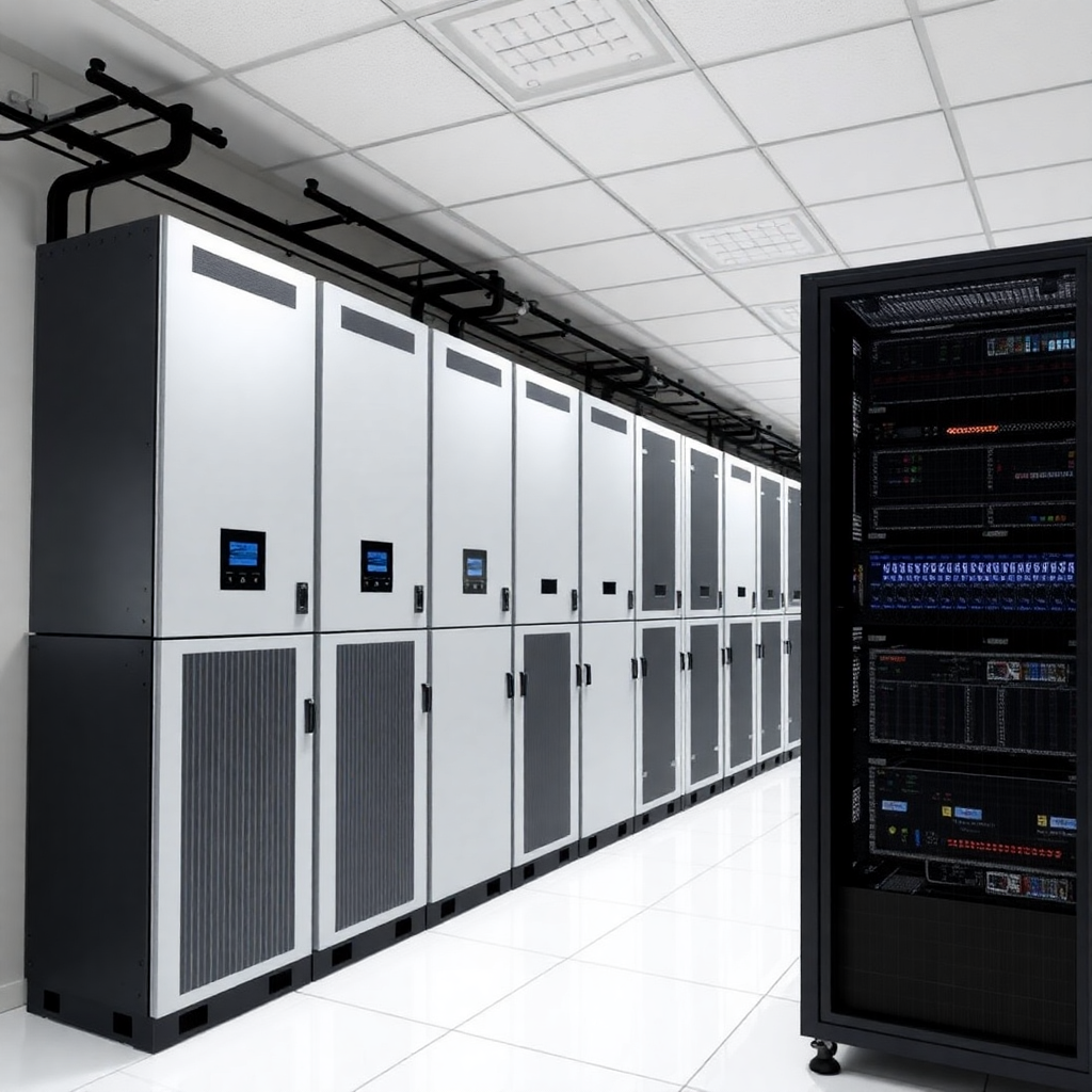 industrial UPS system, large capacity, server room equipment