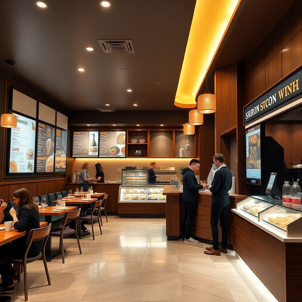 elegant restaurant interior