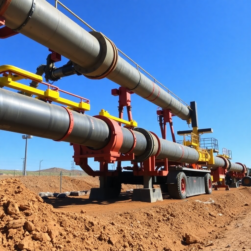 Oil pipeline construction and installation