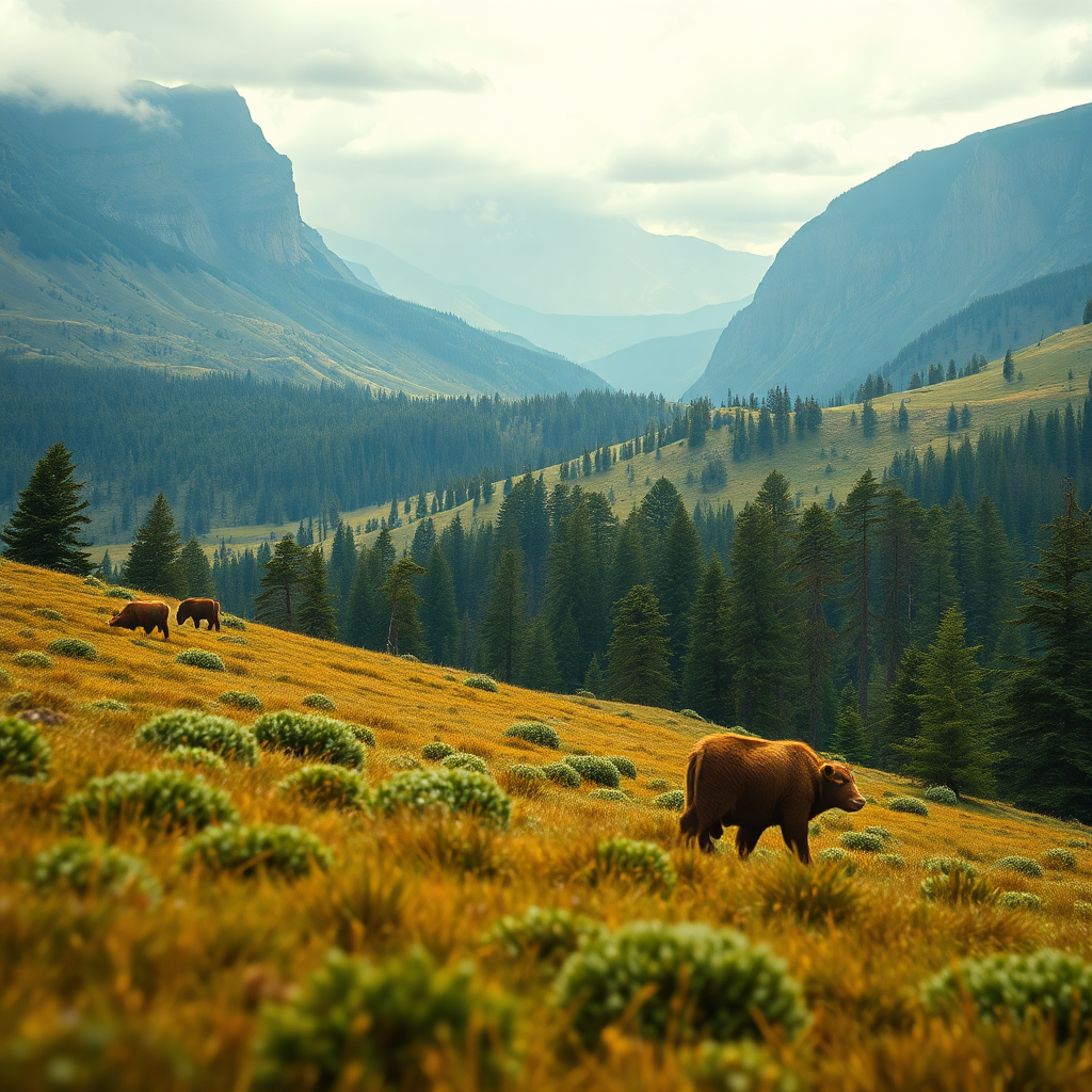 documentary poster, wild nature landscape
