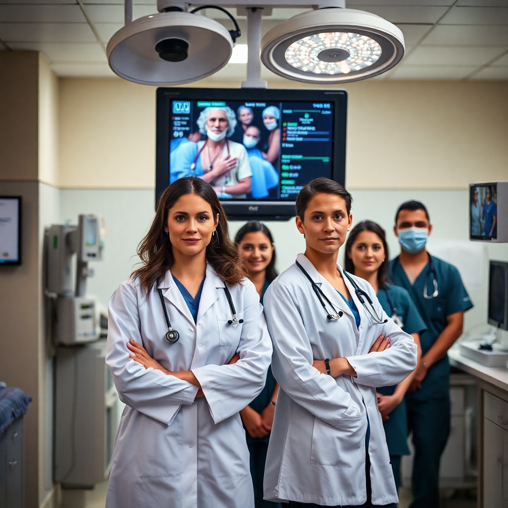 medical drama television show, hospital setting, doctors and nurses