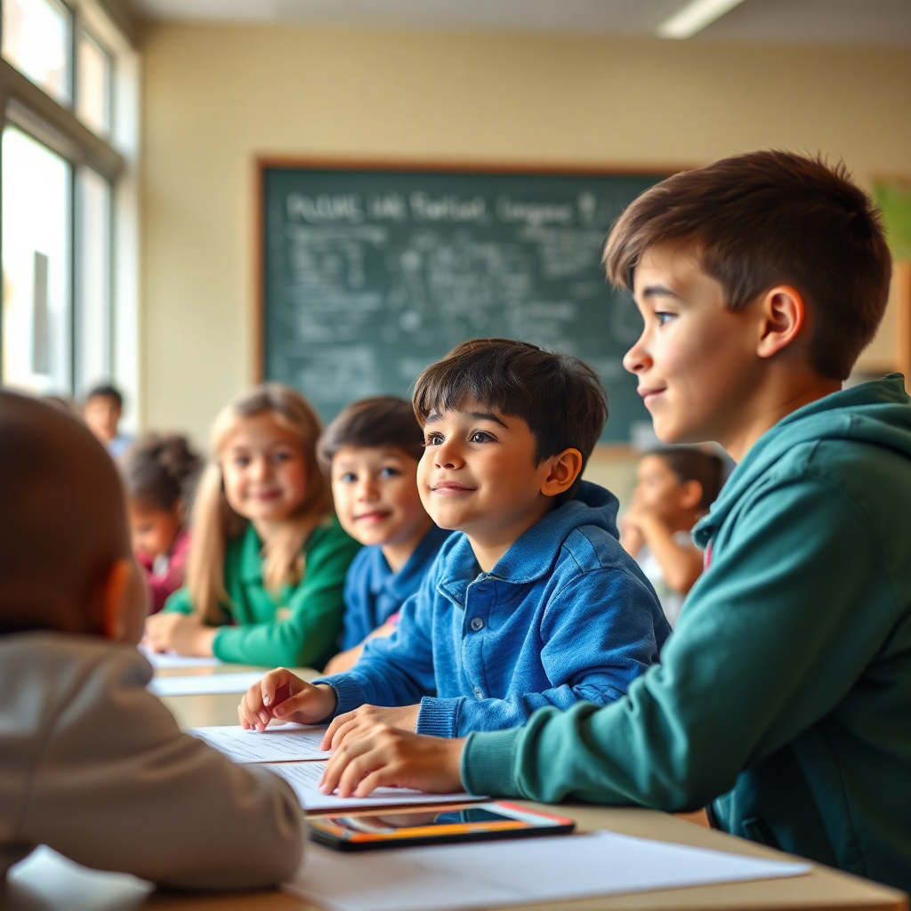 positive impact visualisation, students in safe environment