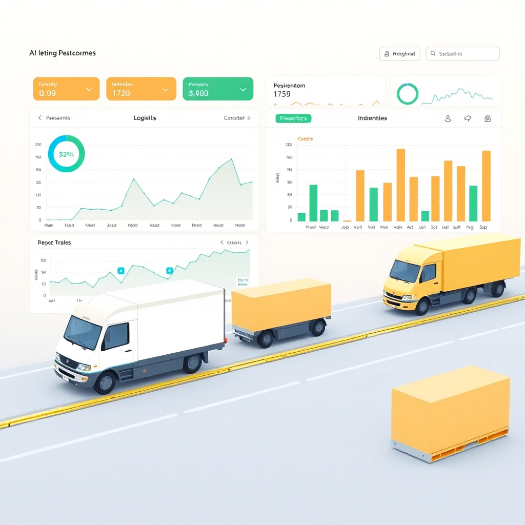 logistics supply chain management dashboard