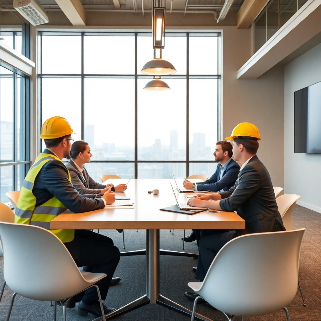 business development meeting construction industry