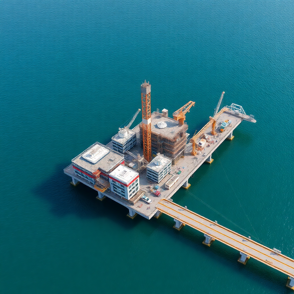 Petrochemical terminal construction project
