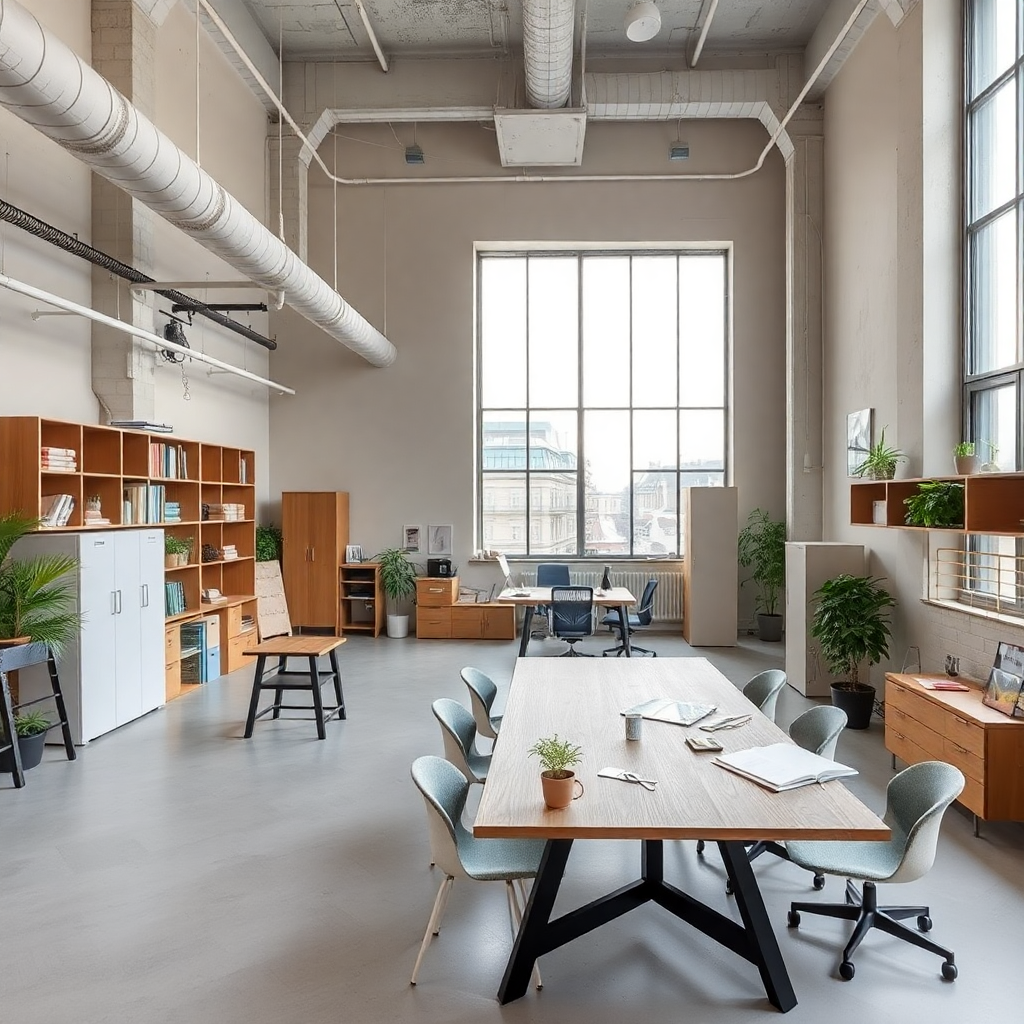 Pécs city office building, workshop room, collaborative workspace, Hungarian architecture