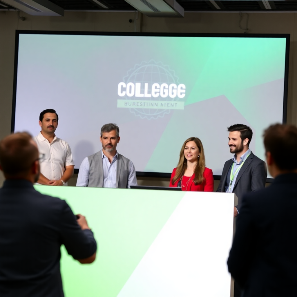 professional team presentation, digital marketing experts, college branding specialists