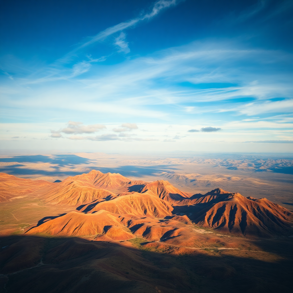 Madagascar landscape aerial view mineral rich terrain highlands